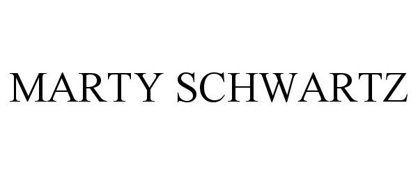 Trademark Logo MARTY SCHWARTZ