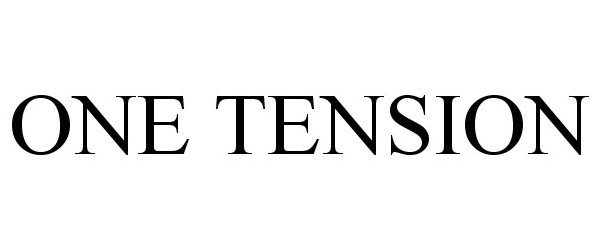 Trademark Logo ONE TENSION