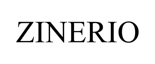 Trademark Logo ZINERIO