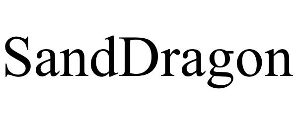 Trademark Logo SANDDRAGON