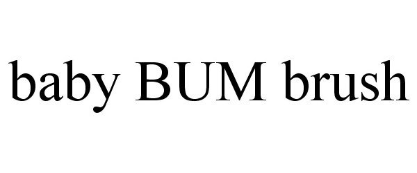 Trademark Logo BABY BUM BRUSH