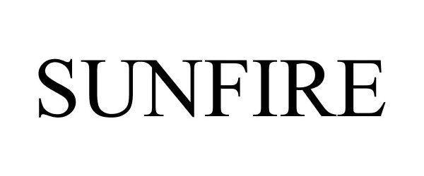 Trademark Logo SUNFIRE