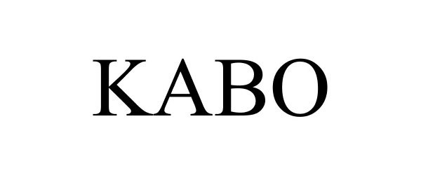 Trademark Logo KABO