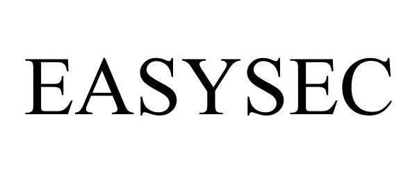 Trademark Logo EASYSEC
