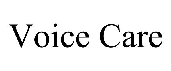 Trademark Logo VOICE CARE