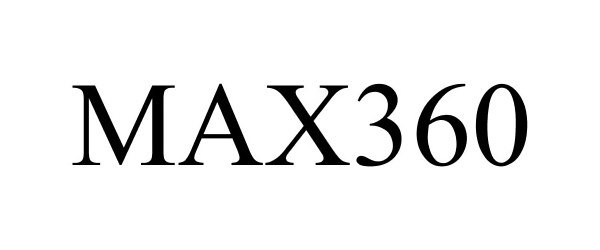 Trademark Logo MAX360