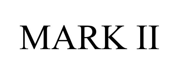 Trademark Logo MARK II