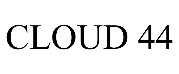 Trademark Logo CLOUD 44