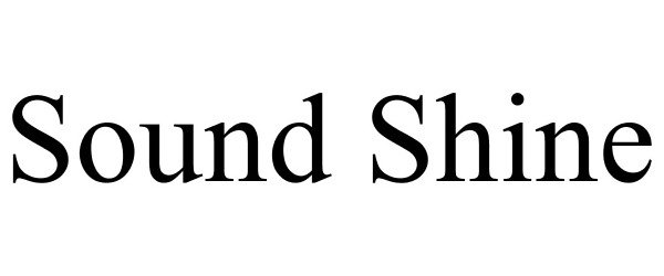 Trademark Logo SOUND SHINE