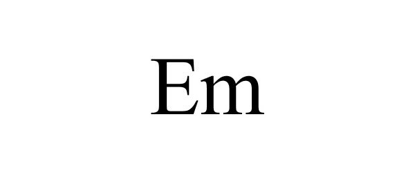 Trademark Logo EM