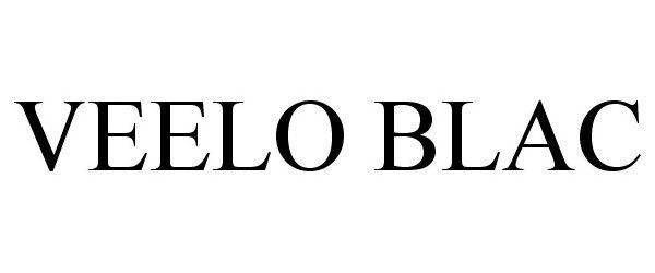 Trademark Logo VEELO BLAC