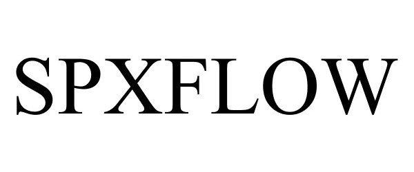 Trademark Logo SPXFLOW