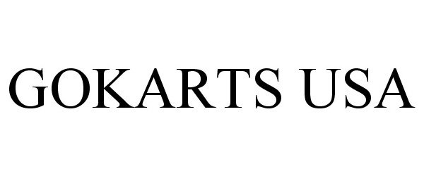 Trademark Logo GOKARTS USA