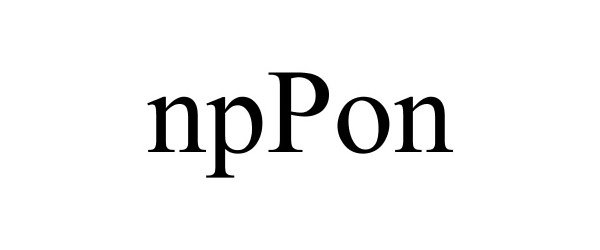 Trademark Logo NPPON