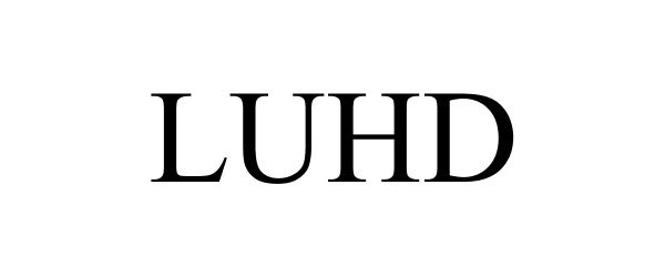Trademark Logo LUHD