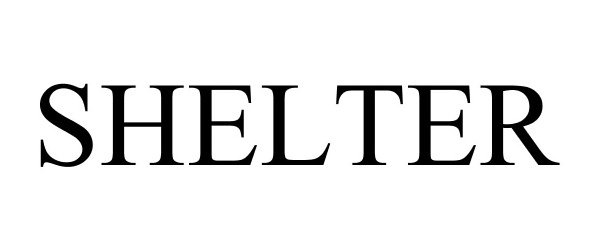 Trademark Logo SHELTER