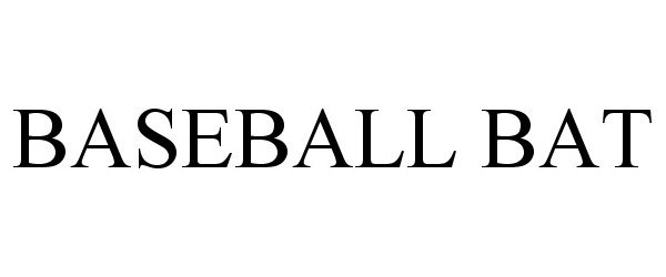Trademark Logo BASEBALL BAT