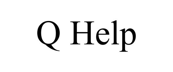 Trademark Logo Q HELP