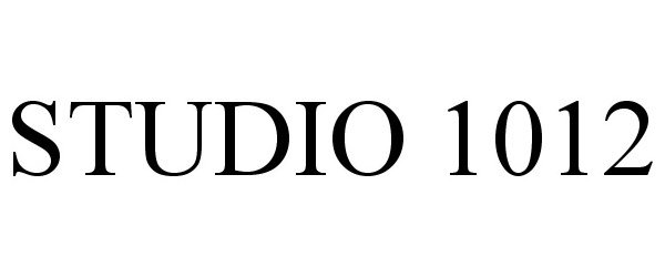 Trademark Logo STUDIO 1012