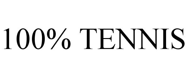  100% TENNIS