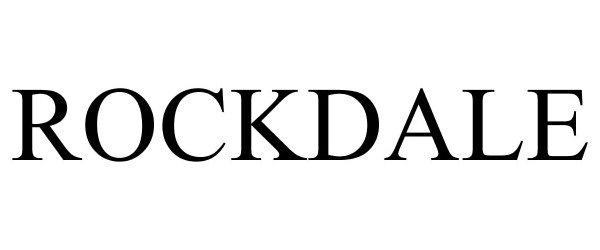 Trademark Logo ROCKDALE