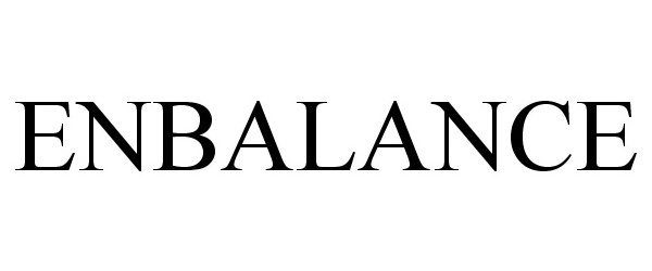 Trademark Logo ENBALANCE