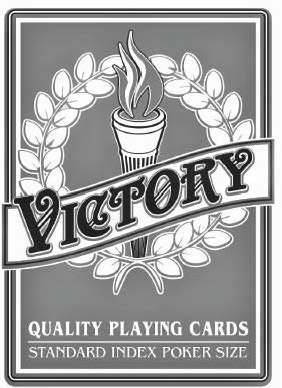  VICTORY QUALITY PLAYING CARDS STANDARD INDEX POKER SIZE