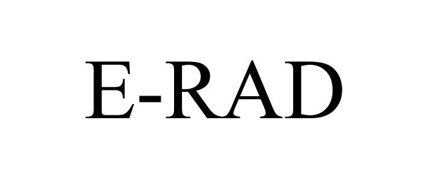 Trademark Logo E-RAD