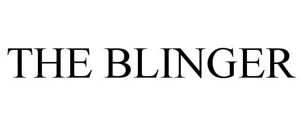 Trademark Logo THE BLINGER