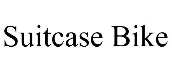 Trademark Logo SUITCASE BIKE