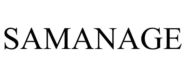 Trademark Logo SAMANAGE