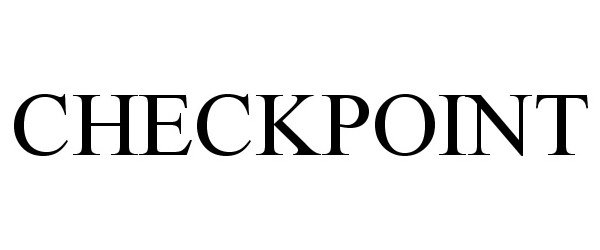 Trademark Logo CHECKPOINT