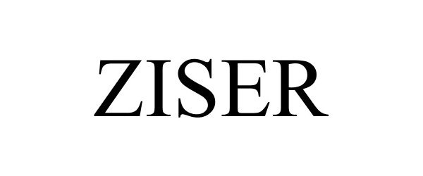 Trademark Logo ZISER