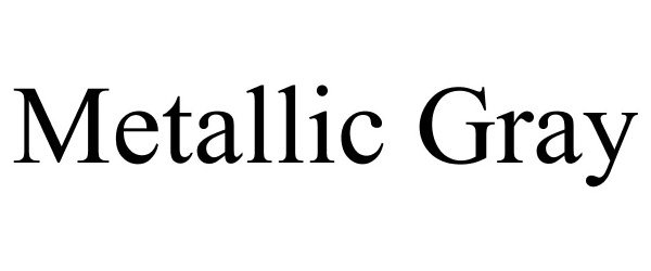 Trademark Logo METALLIC GRAY