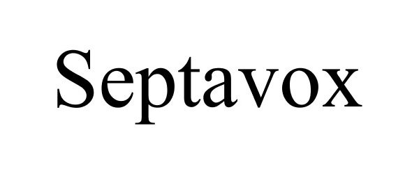 Trademark Logo SEPTAVOX