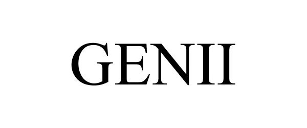 Trademark Logo GENII