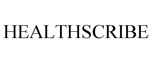 Trademark Logo HEALTHSCRIBE