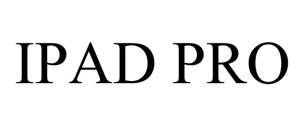 Trademark Logo IPAD PRO