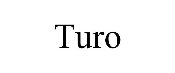 Trademark Logo TURO