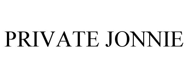 Trademark Logo PRIVATE JONNIE