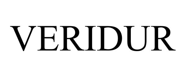 Trademark Logo VERIDUR