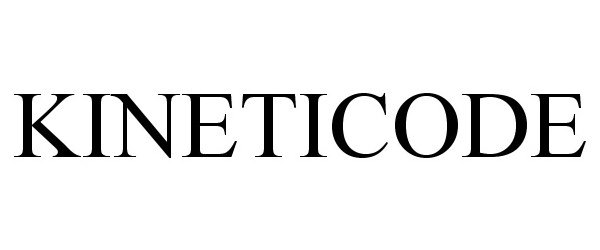 Trademark Logo KINETICODE