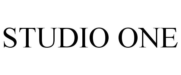 Trademark Logo STUDIO ONE
