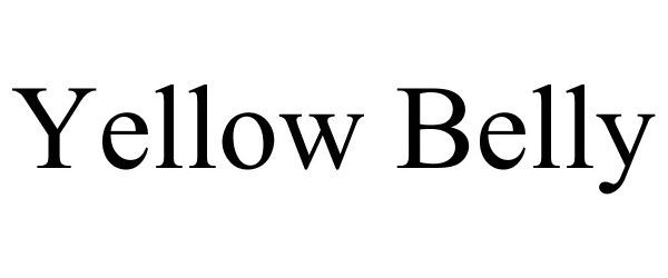 Trademark Logo YELLOW BELLY