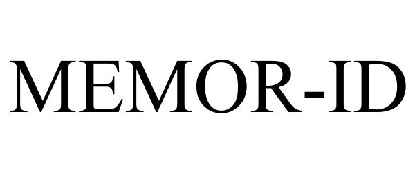 Trademark Logo MEMOR-ID