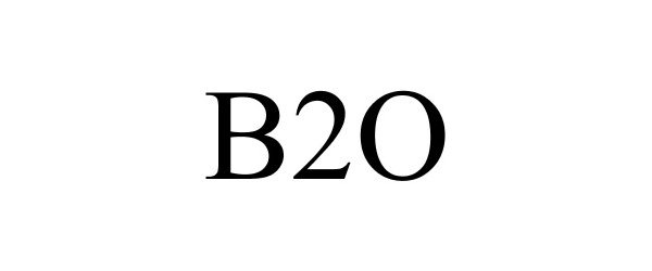 Trademark Logo B2O