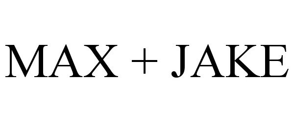 Trademark Logo MAX + JAKE