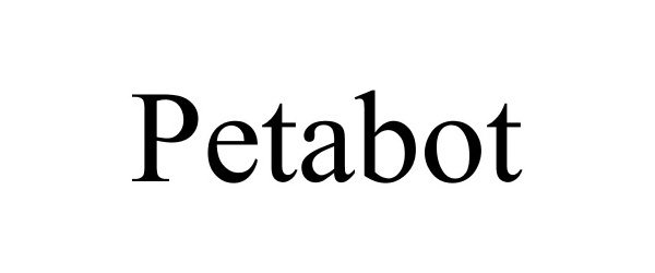 Trademark Logo PETABOT