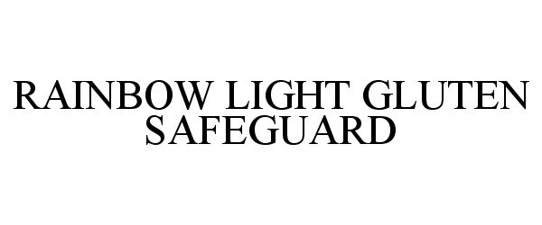 Trademark Logo RAINBOW LIGHT GLUTEN SAFEGUARD