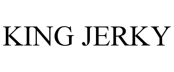 Trademark Logo KING JERKY